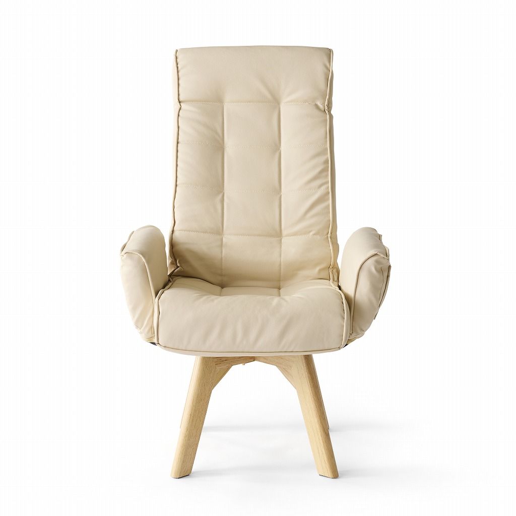 アイリスオーヤマ リクライニングチェア 回転チェア アイボリー K104790F IRIS OHYAMA MARWIL-DEMENAGEMENTS_CH