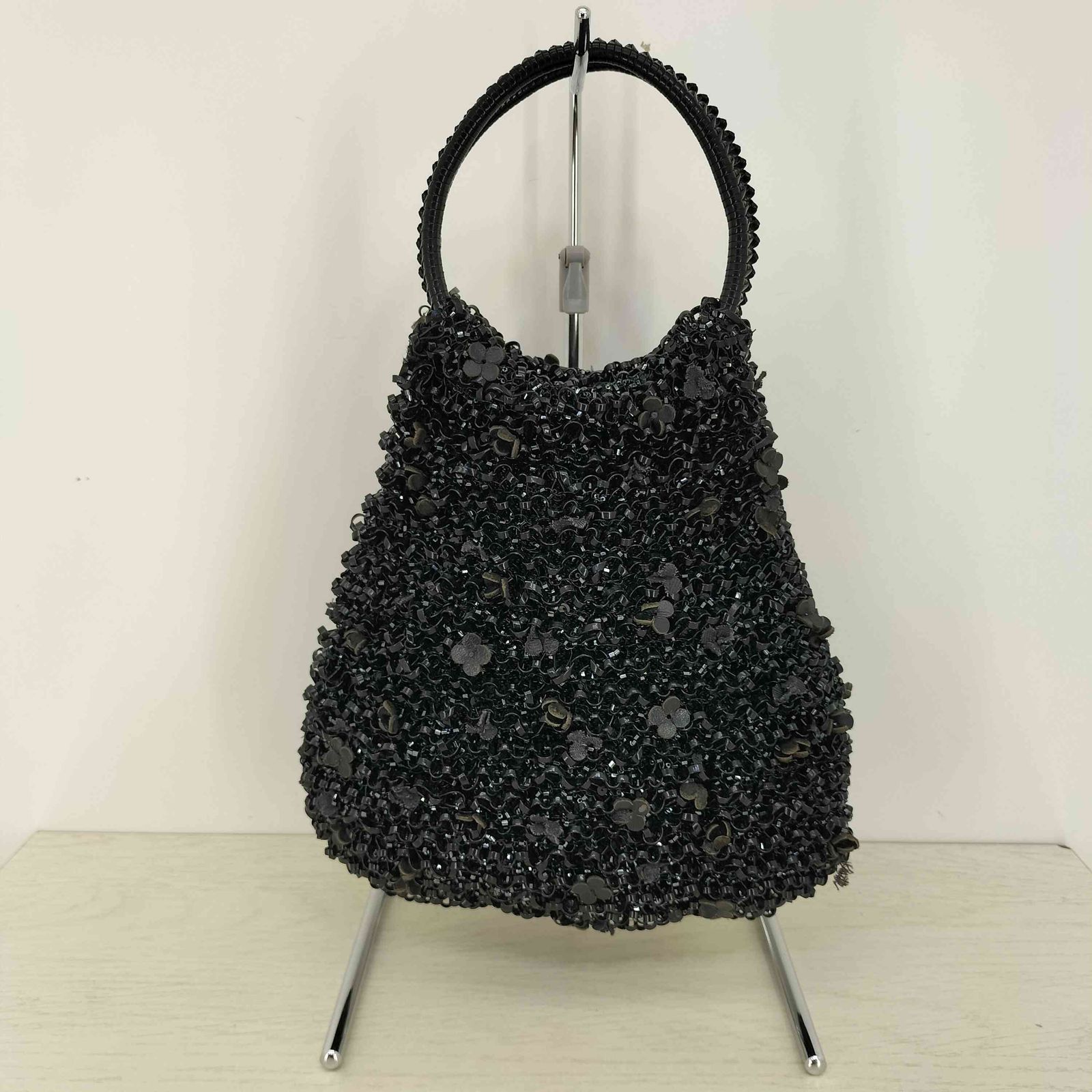 未使用 アンテプリマ ☆ フラワー ビジュー ワイヤーバッグ ハンドバッグ ANTEPRIMA ワイヤー フラワービジュー付き ハンドバッグ