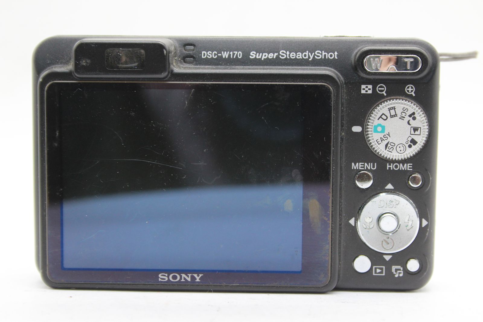 返品保証】 ソニー SONY Cyber-shot DSC-W170 ブラック 5x バッテリー 