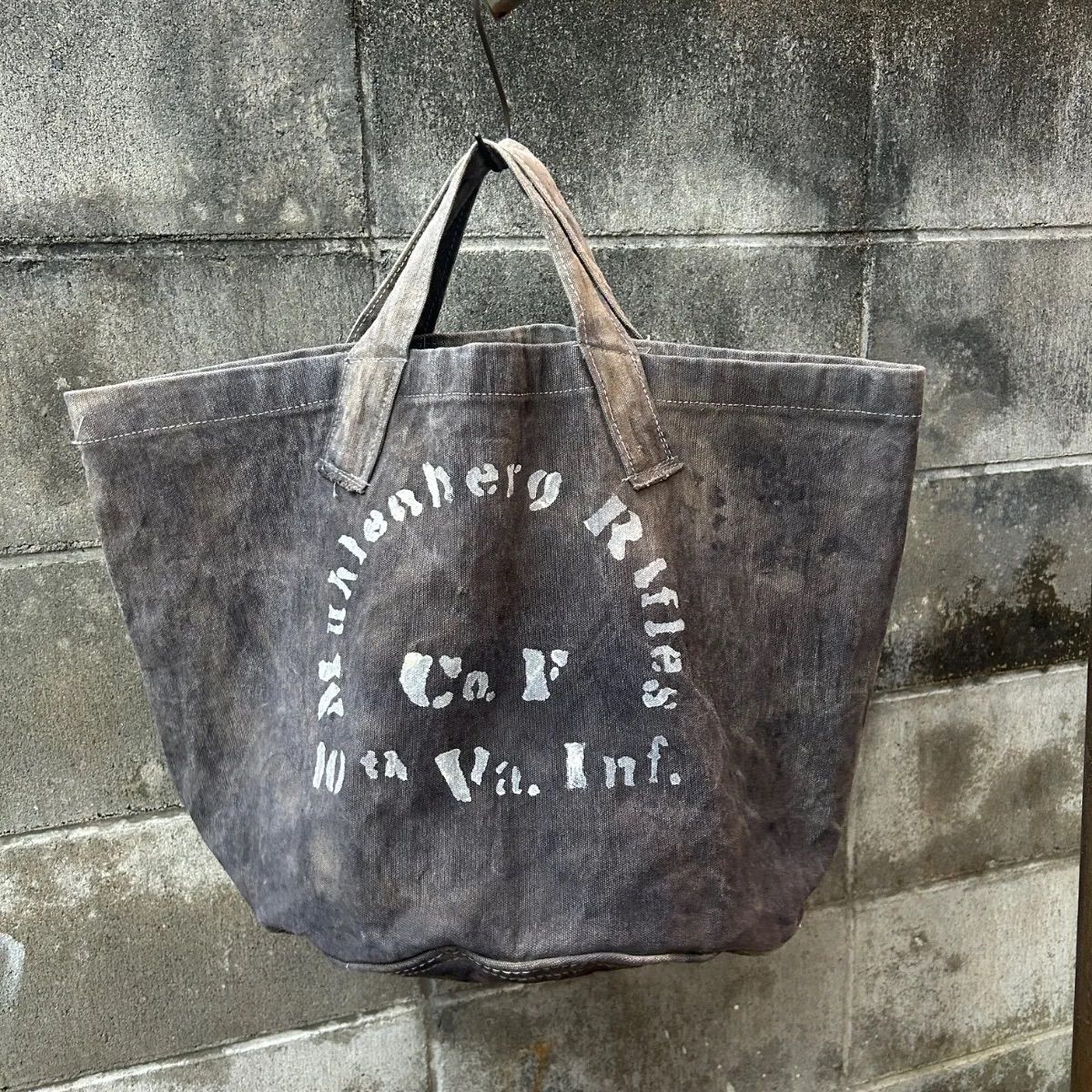 vintage Original 鉄染め Coal Bag トートバッグ ツールバッグ バケツ