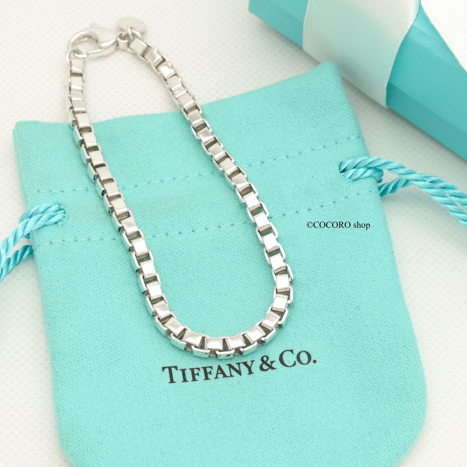 美品】ティファニー TIFFANY&Co. ベネチアン リンク チェーン