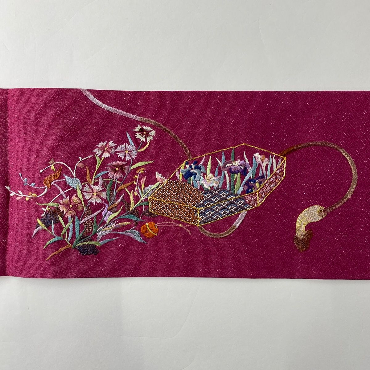 袋帯 風神雷神 兎（袋帯 風神雷神 兎（袋帯 美品 逸品 落款あり