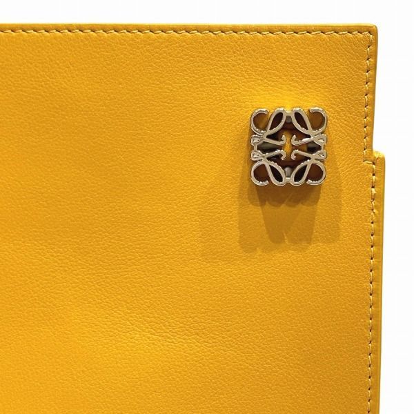 ロエベ LOEWE ダイスポケット イエロー レザー バッグ