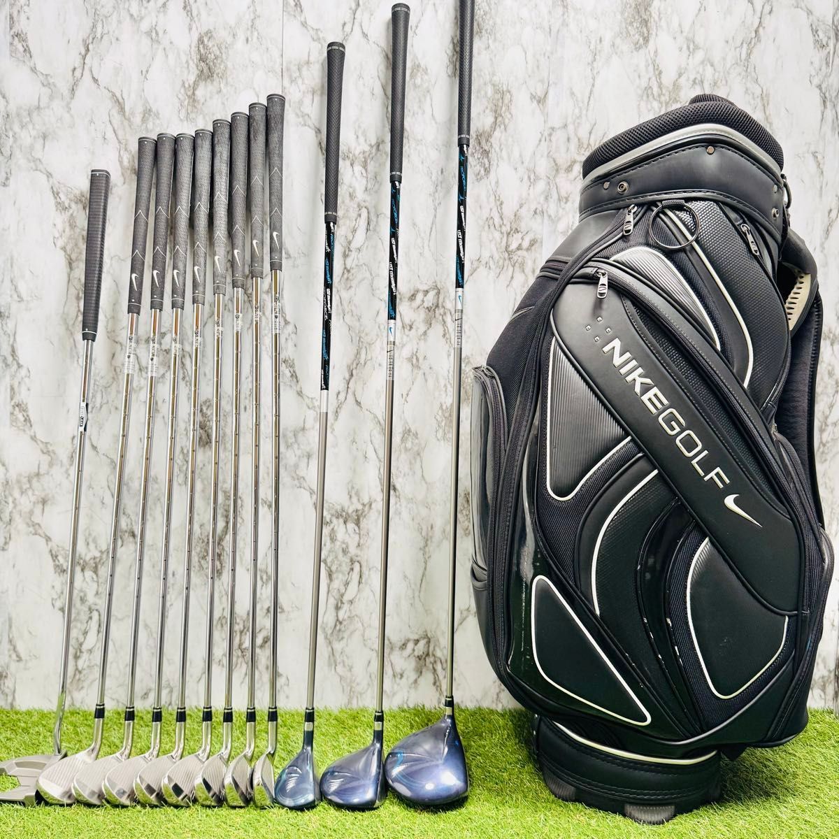 楽天市場】【現品限り】【ゴルフ】【キャディバッグ付セット】ナイキ