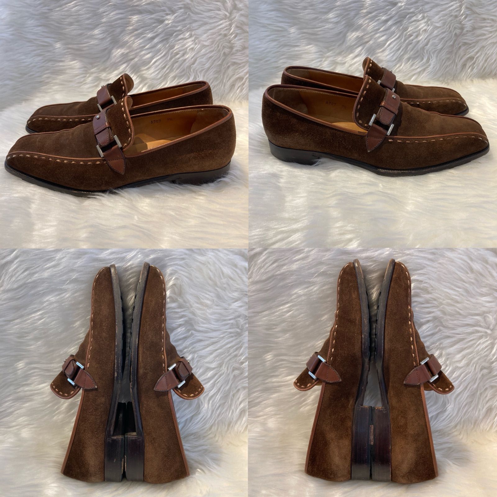 コ*ー様 Berluti ベルルッティ スワールトゥ パテーヌ スエード ローフ コ*ー様 Berluti ベルルッティ スワールトゥ パテーヌ スエード