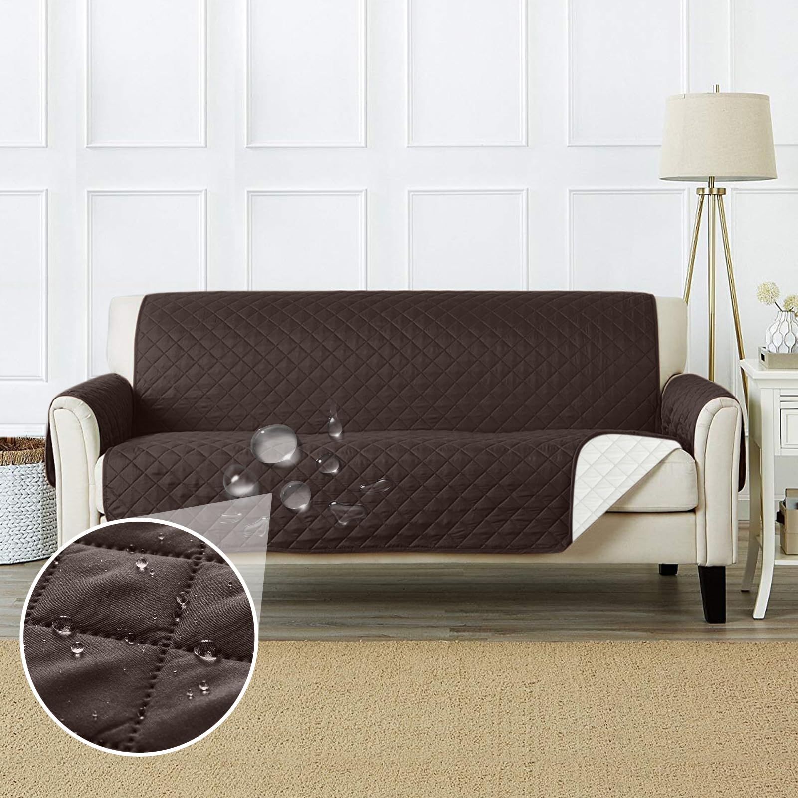 【最短発送】マルチカバー 傷防止 防虫・防ダニ・抗菌・防カビ加工 ソファカバー 犬猫対策 丸洗い可能 「飲み物のこぼしも心配なし」 防汚 撥水加工 カバー 2人掛け ソファーカバー 四季適