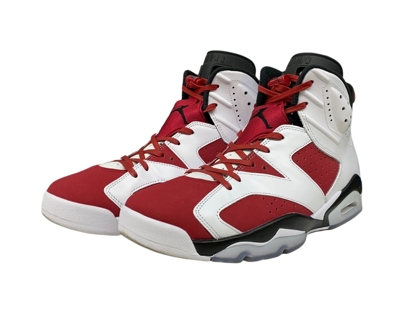 NIKE (ナイキ) エアジョーダン 6 レトロ スニーカー CT8529-106 29.0cm US11 ホワイト/ブラックカーマイン レッド メンズ/025
