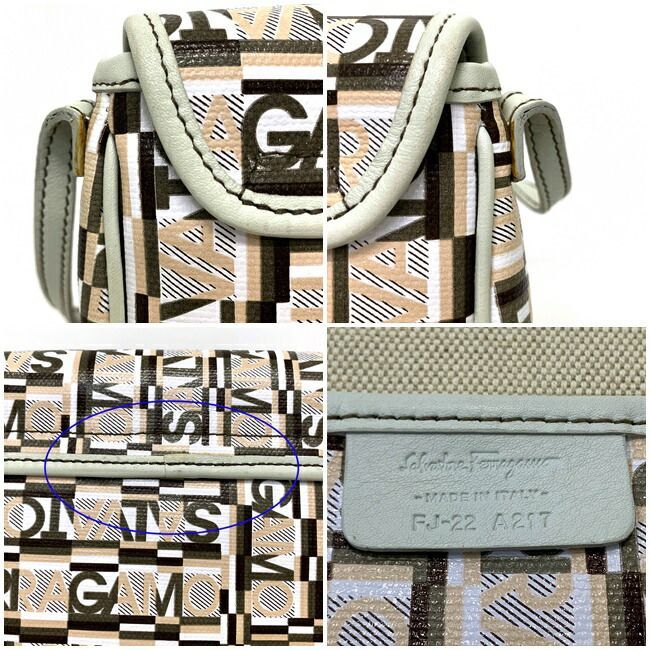 サルヴァトーレ フェラガモの小さめバッグ(ポーチにも) FERRAGAMO 全品5%OFFクーポン☆30日迄☆ フェラガモ 22 0819