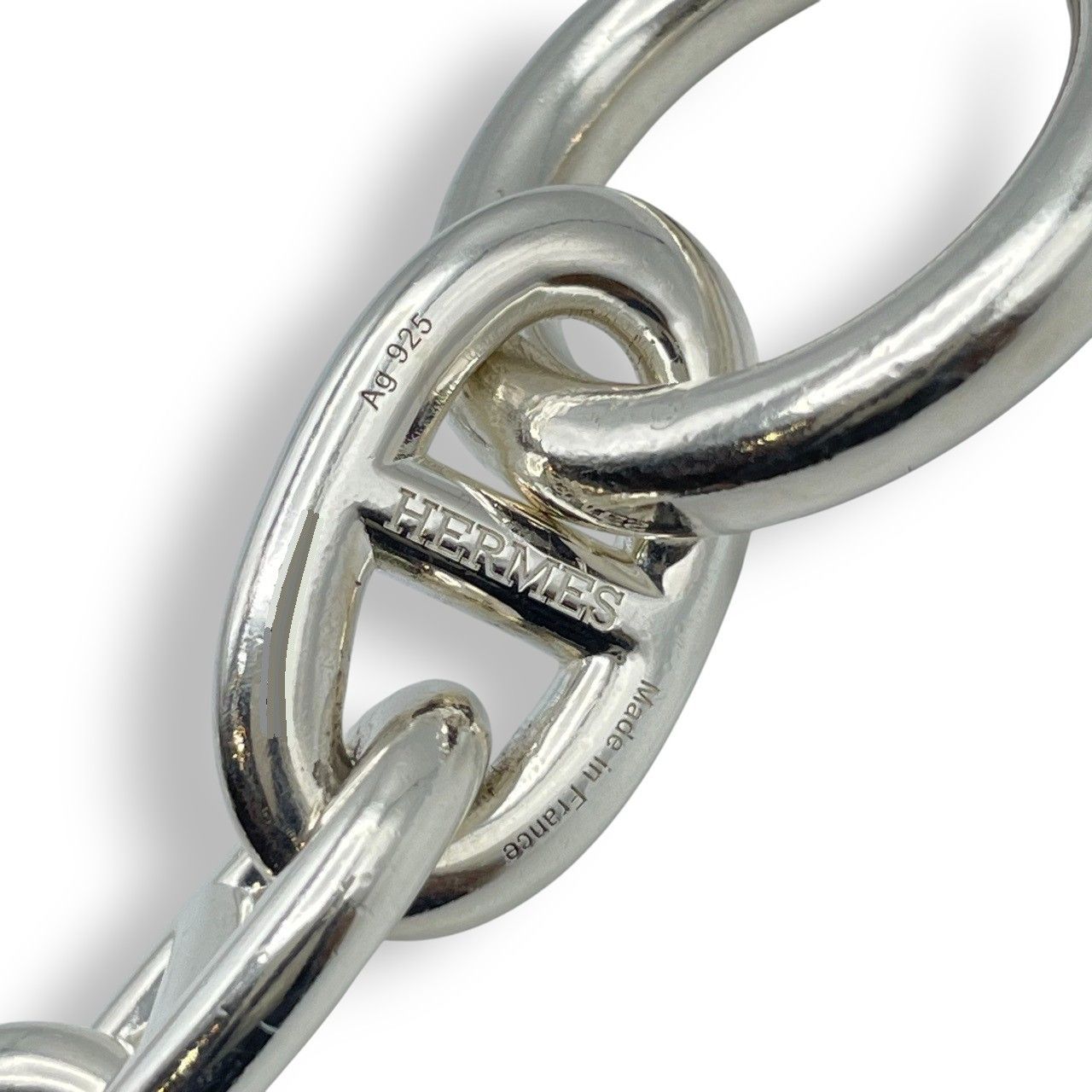 エルメス シェーヌ ダンクル ブレスレット TGM シルバー925 11コマ NICORILABO_COM