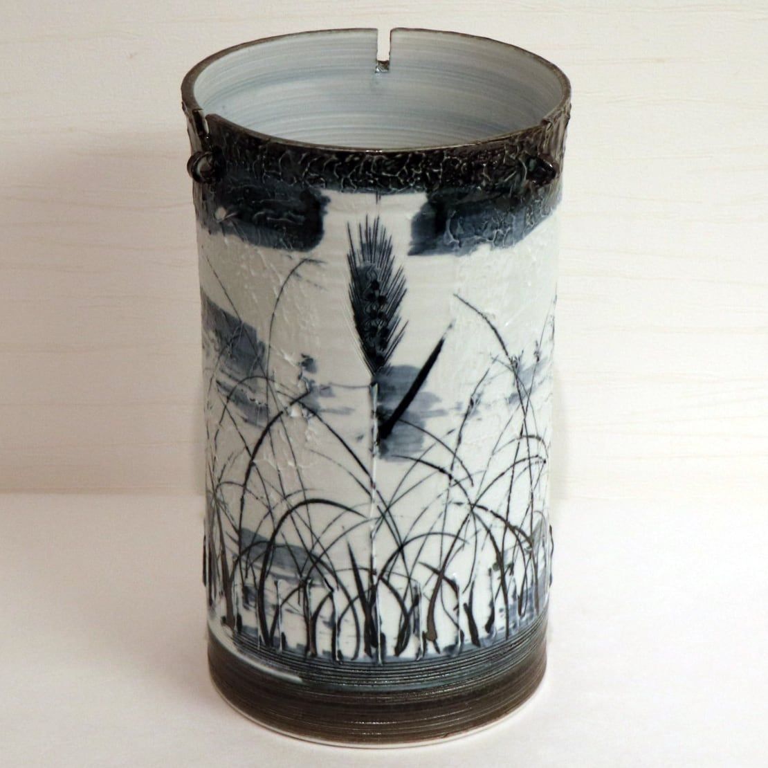 花瓶、肥前有田焼、草場正人作 肥前有田焼・草場正人・花瓶・花器・No.200704-87・梱包サイズ80 花瓶