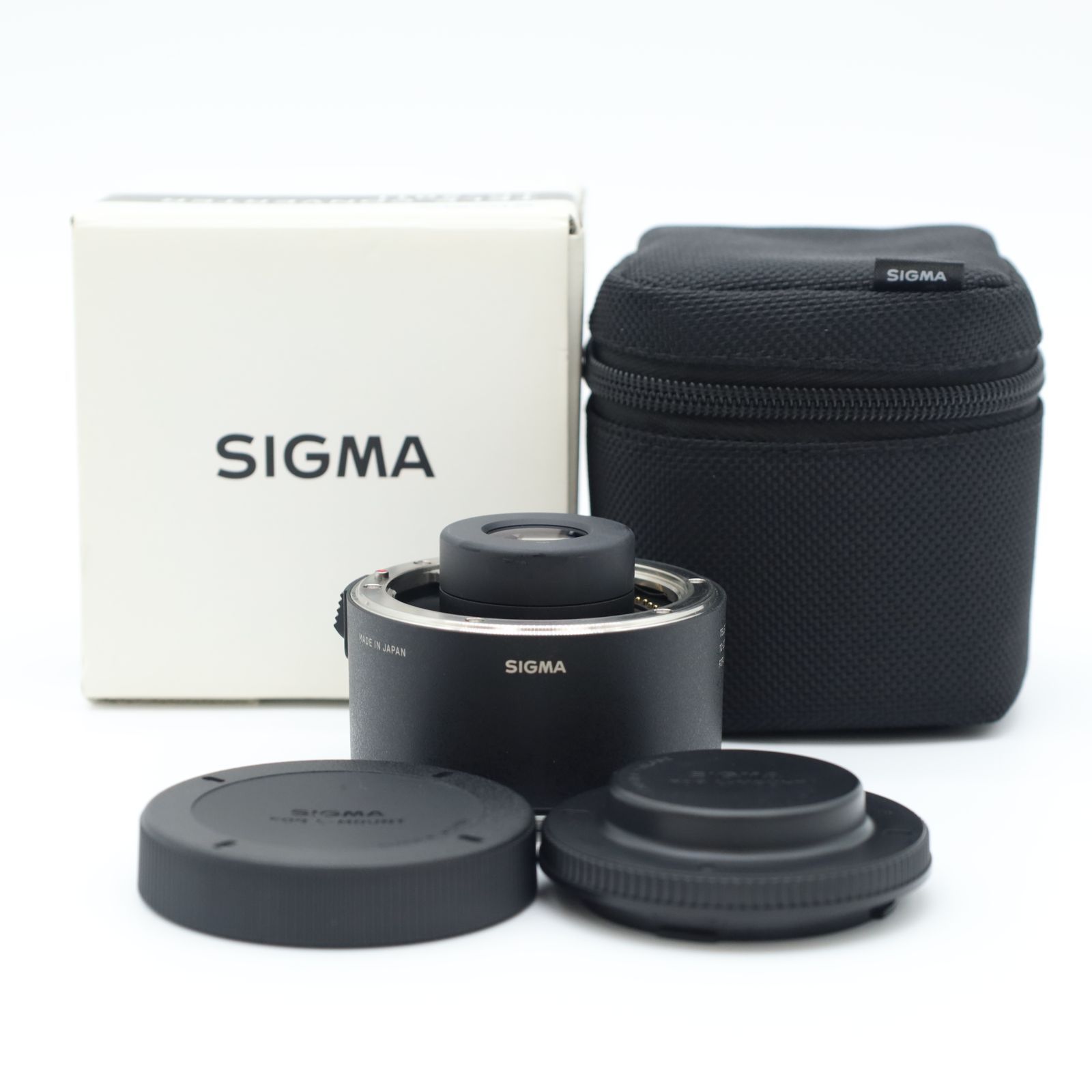元箱、ケース付き。☆新品級☆ SIGMA シグマ テレコンバーター
