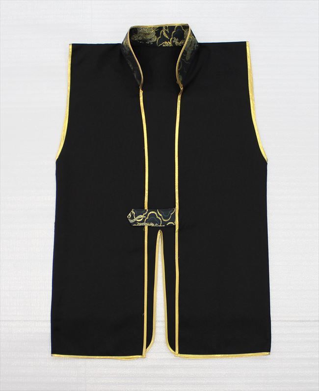 大人陣羽織 黒 大人も着用できる本格陣羽織