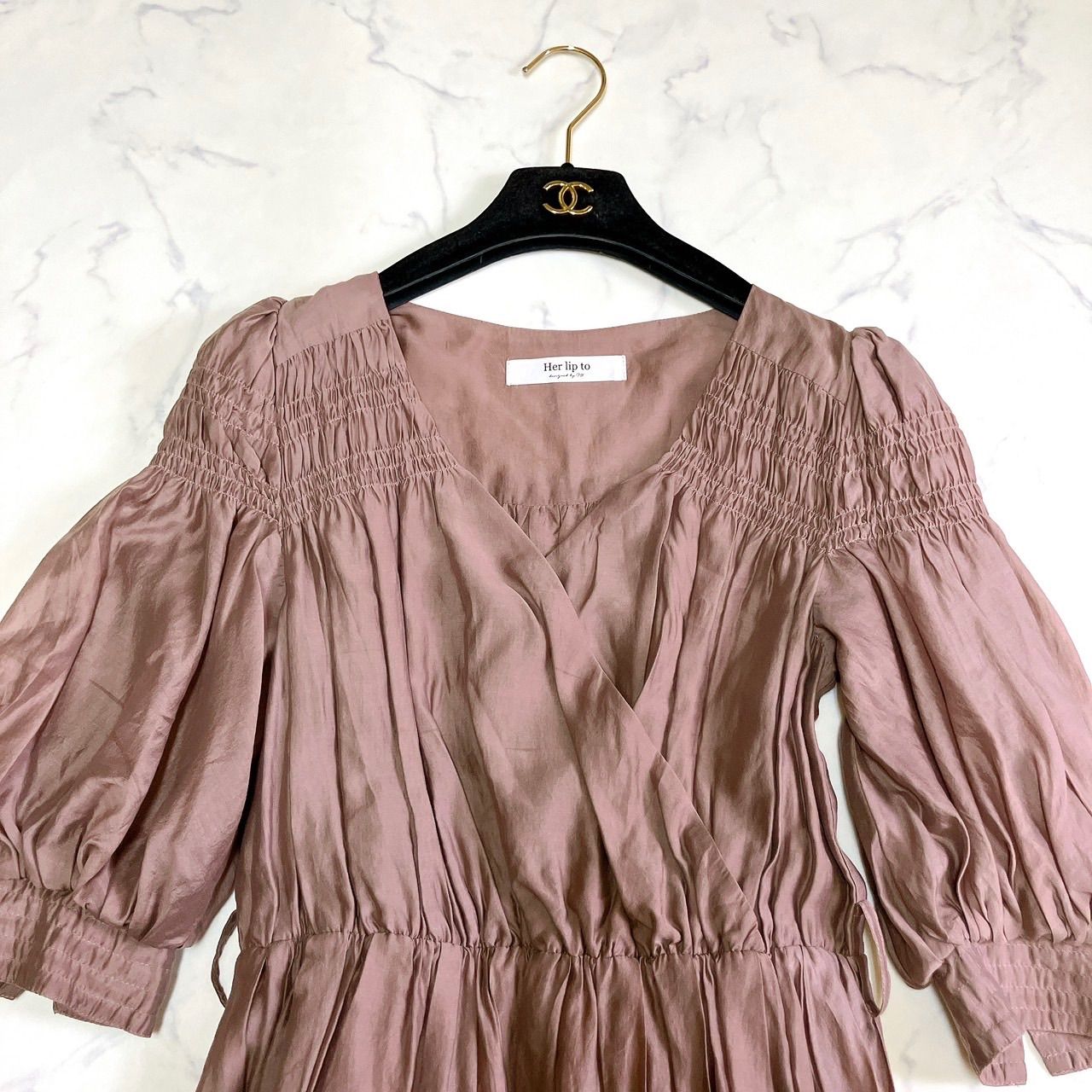 ふんわりエアリー♪極美品☆Herlipto☆ハーリップトゥ ロング  