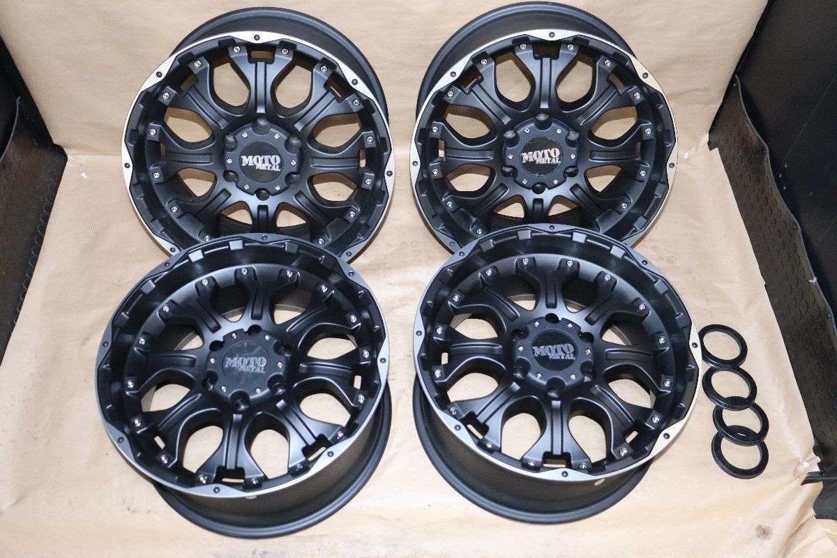 即納！MOTOMETAL959 18インチ　9J+18 6×139.7　FJ　サーフなど　展示品処分価格