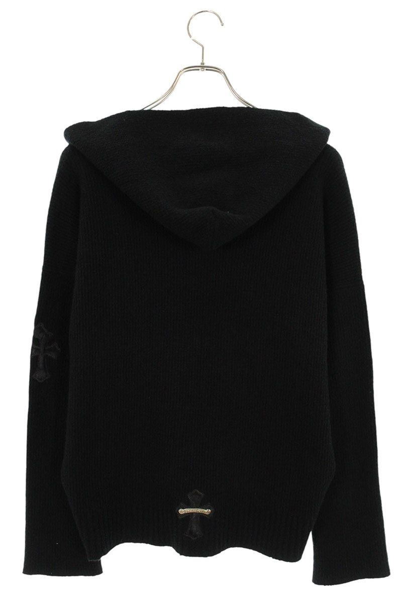 クロムハーツ TAKE THE CANNOLI ハラコクロスパッチハイネックニット  