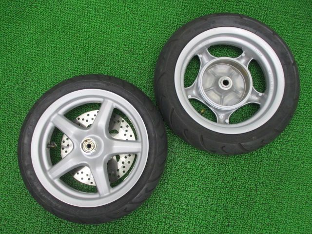 シグナスX125 ホイール 前後 5ML ヤマハ 純正 バイク 部品 SE44J 奇麗 良品 曲がり無し 品薄 車検 Genuine 【中古】 64 シグナスX125 ホイール 前後 5ML ヤマハ 純正 バイク 部品 SE44J 奇麗