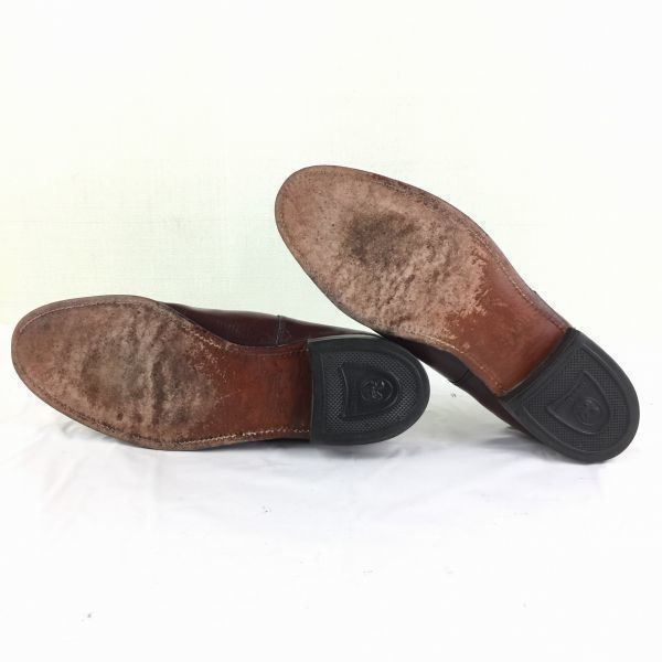 80s-90s/Vintage☆ナンブッシュ/NUNNBUSH【9D/26.5 茶】ハンドメイド