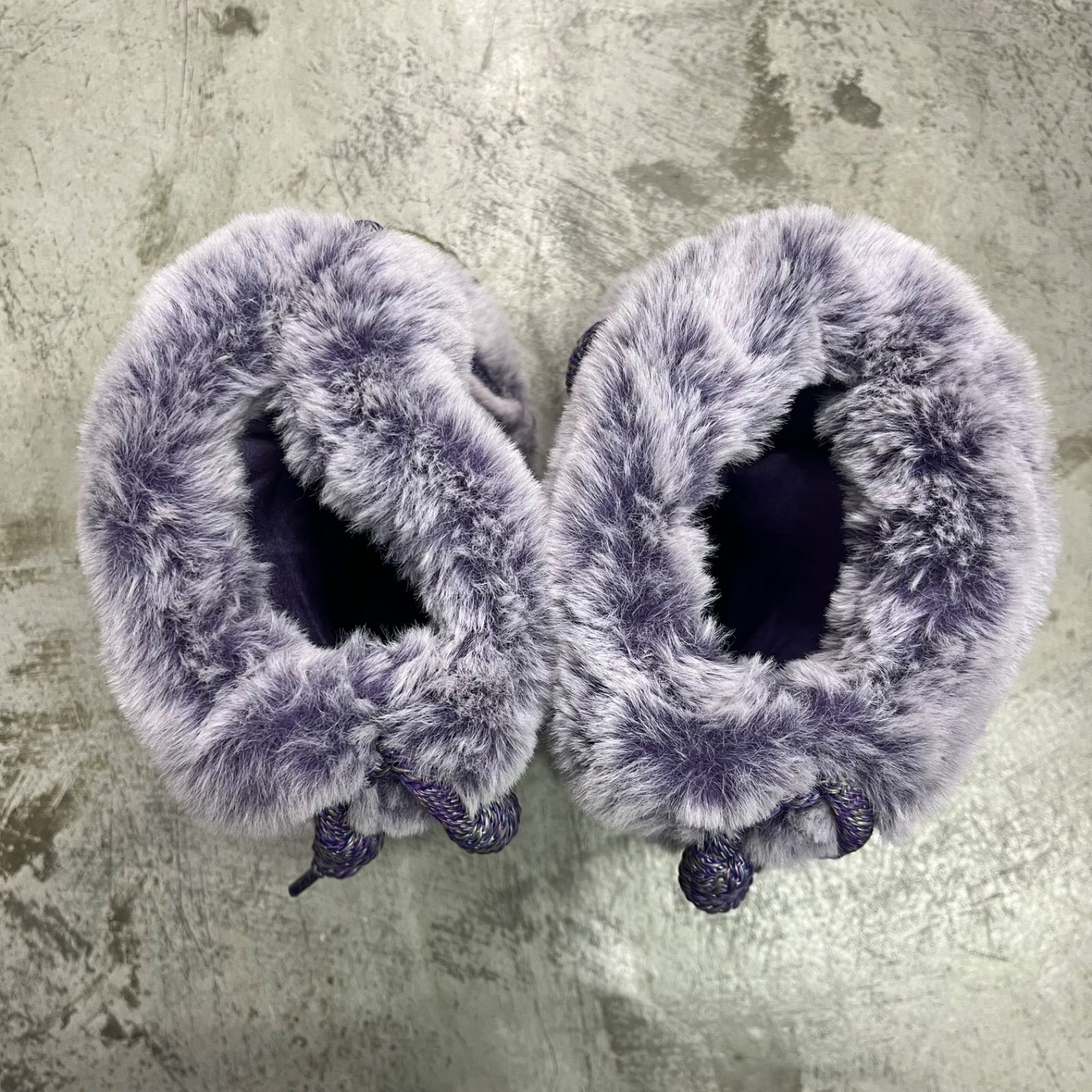 【美品】YELLO MOU FAUX FUR BOOTS ファーブーツ YELLO MOU FAUX FUR BOOTS ファー ブーツ イエロー XXL 94261A1