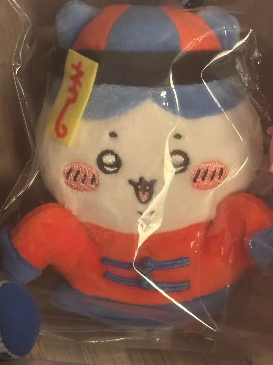 【雷市場（ポンジャン）商品韓国直送】 ガンシ ハチワレ マスコット ぬいぐるみ 人形