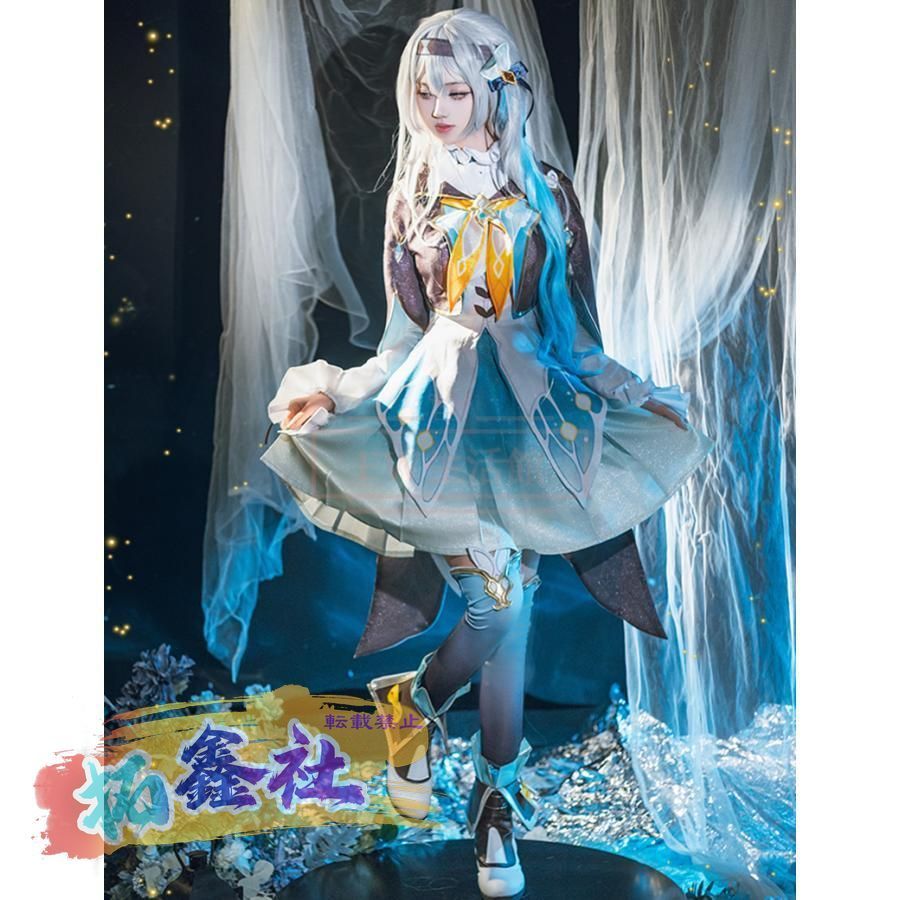 新品 崩壊：スターレイル Firefly ホタル コスプレ衣装ウィッグ