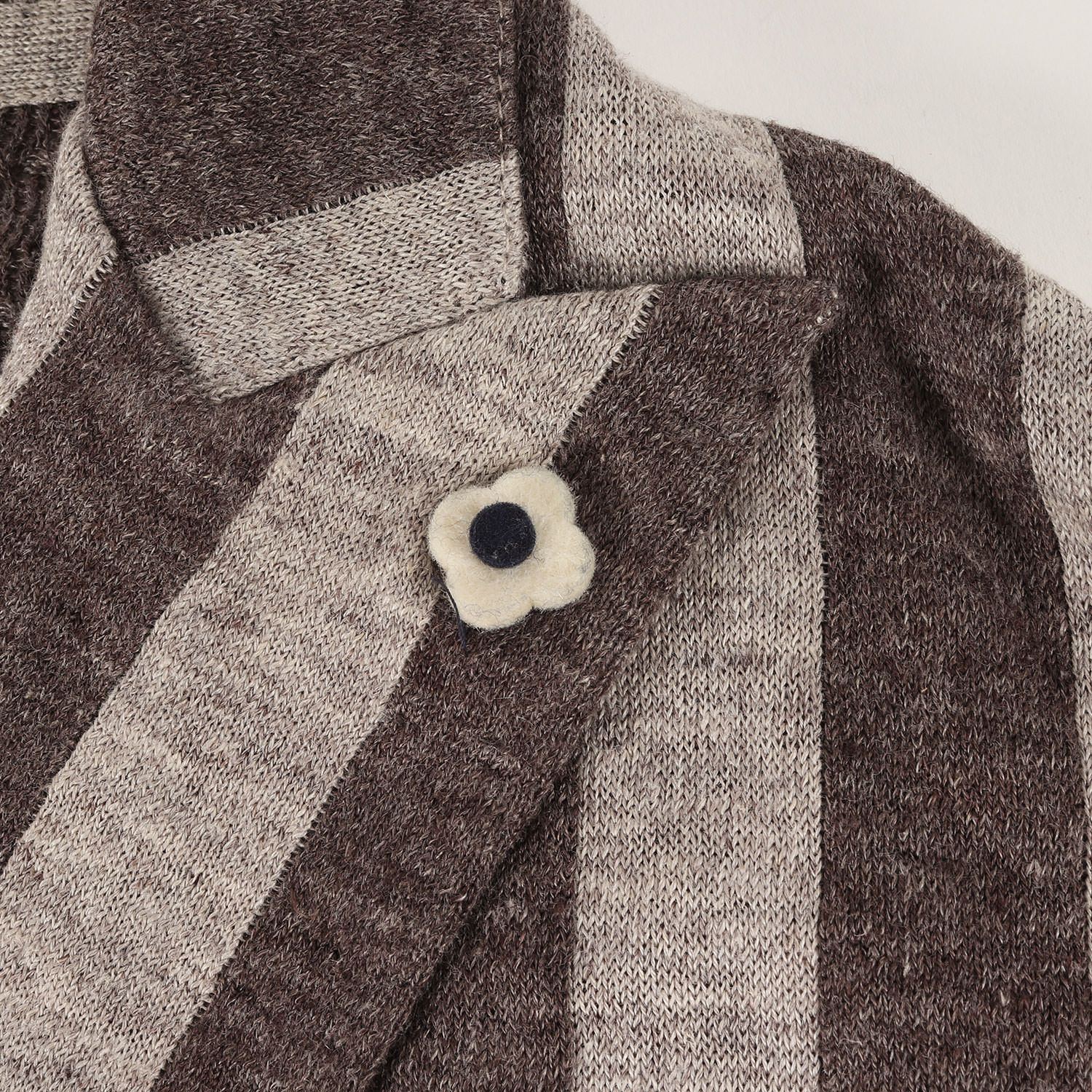 LARDINI ラルディーニ ジャケット サイズ:L ピークドラペル ワイド 