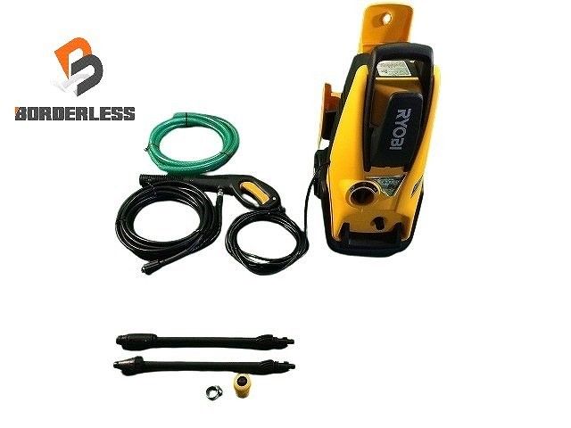 RYOBI リョービ 高圧洗浄機 AJP-1620 ノズル ホース 部品付き 静音モード搭載 掃除 清掃 電動工具 京セラ