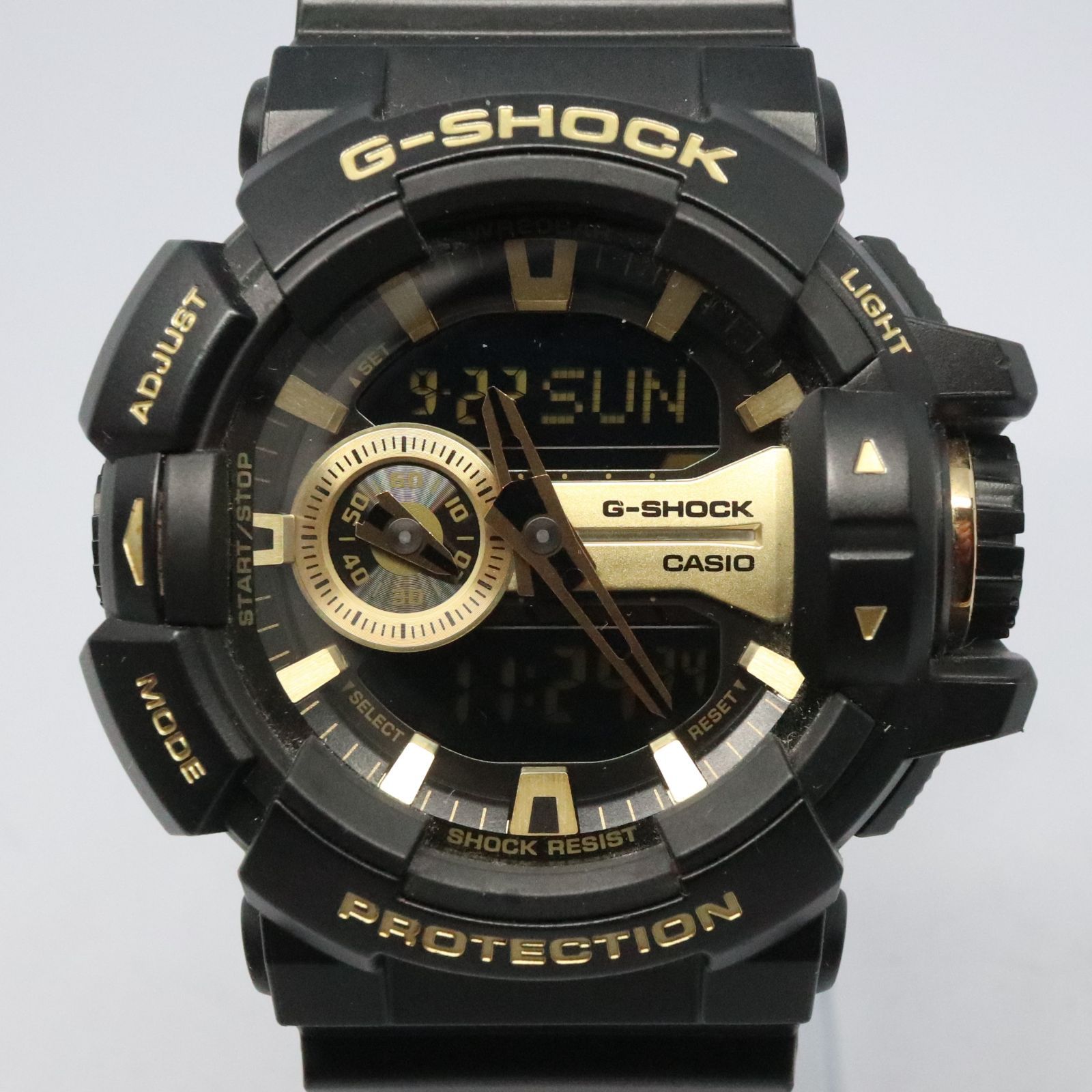 稼働品】CASIO G-SHOCK カシオ ジーショック GA-400GB-1A9 ブラック 