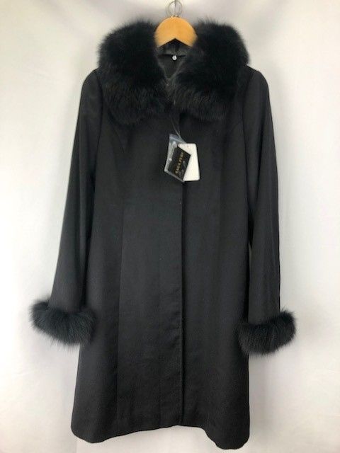 【美品】エターナラス SAGA FURS ファー付き カシミヤコート フォーマル エターナラス eternallous 新品 SAGA FURS ブルーフォックス