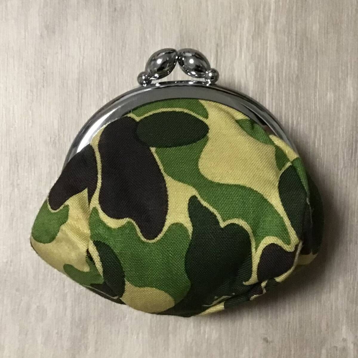 アベイシングエイプ　永楽屋コラボ　がま口　新品未使用　ABC camo 京都限定 ☆新品☆ 京都限定 永楽屋 がま口 財布 ABC CAMO a bathing ape BAPE