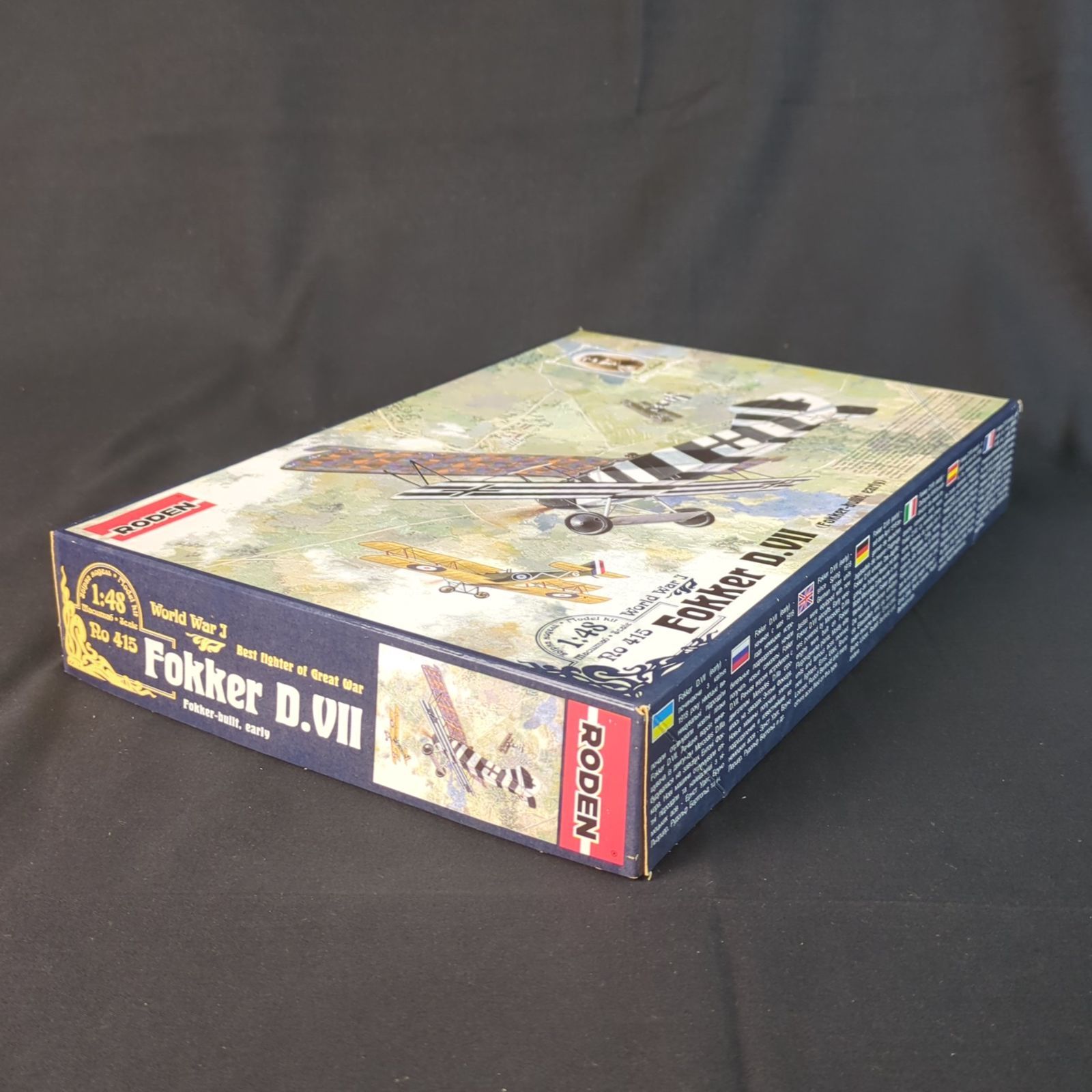 輸入キット 品 RODEN Ro415 1 48 Fokker D.Ⅶ Fokker-built early フォッカー D.VII フォッカー製初期型