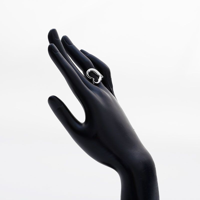 TIFFANY&Co. ティファニー リング・指輪 14号 925 オープンハート ぶん