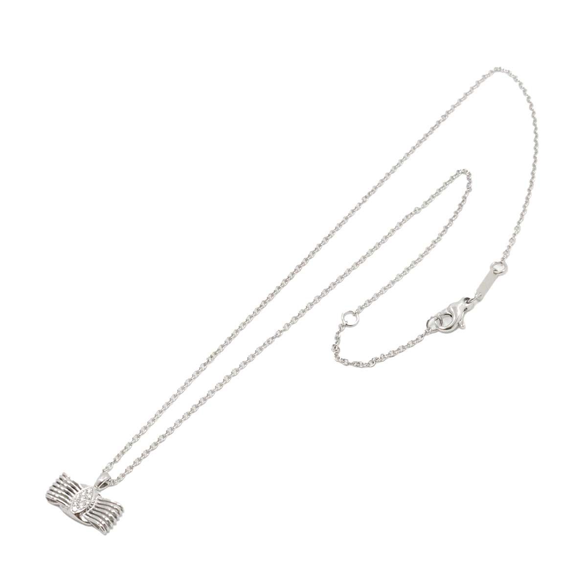 フェラガモ　ネックレス　ホワイトゴールド　k18 フェラガモネックレスホワイトゴールドk18