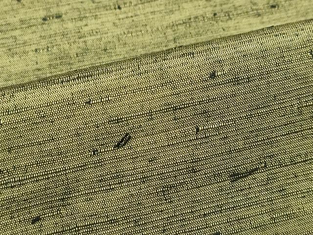 平和屋着物□極上 男性 紬 髭紬羽織セット 海松色 逸品 未使用