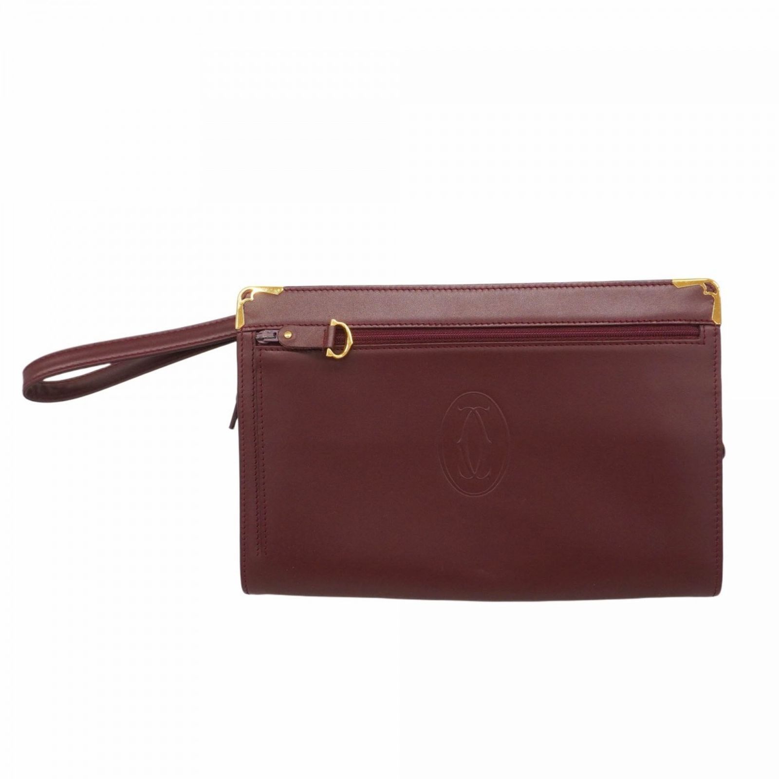 カルティエ クラッチバッグ レザー Cartier カルティエ クラッチバッグ ブラック パンテール レザー