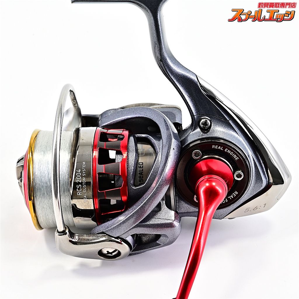  ダイワ 15ルビアス 2004 H RCS 2004エアスプールIIレッド イージス40 mm ハンドル SLPWI型コルクノブ m 41386 スピニングリール リール