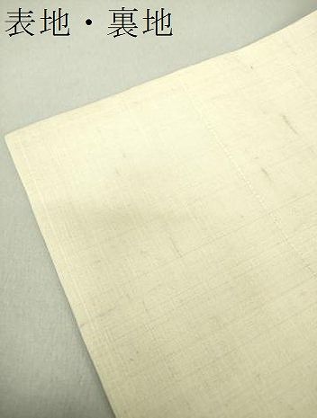 平和屋着物＊夏物 九寸名古屋帯 生紬 手描き 秋草文 正絹 逸品 DAAU5960ps