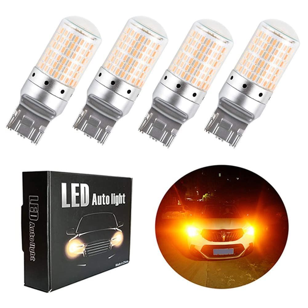 【在庫処分】WY21W ピンチ部違い ステルス W21W クローム 7440 バルブ オレンジ ステルス球 クロームバルブ アンバー キャンセラー内蔵 抵抗内蔵 LEDウインカー ステルスバルブ ウェッジ球 LEDバ | MOTOR POWER 12V T20 シングル ピンチ部違い クロームバルブ