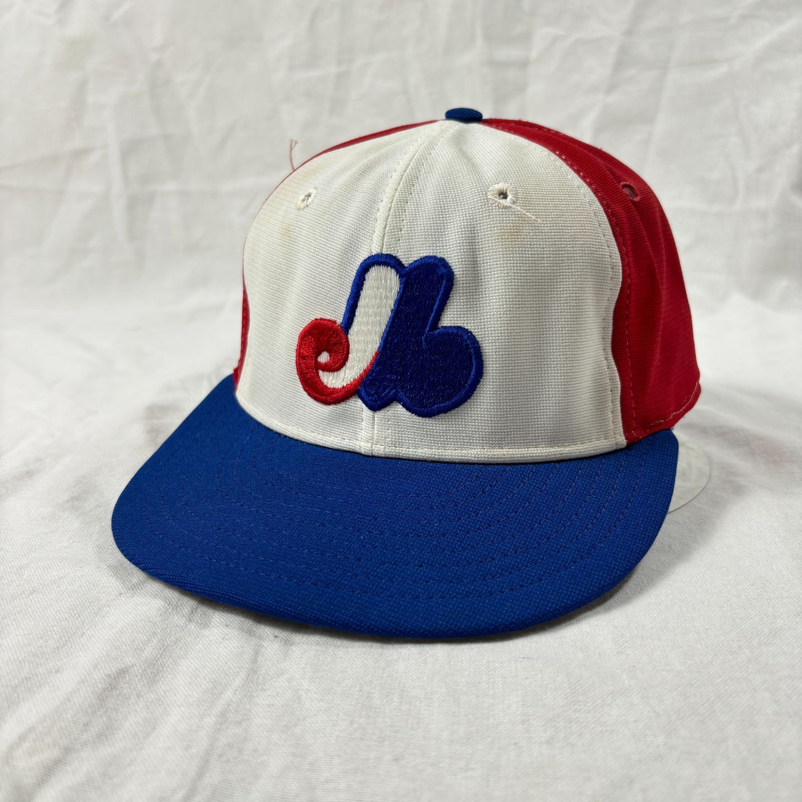 70s-80s NewEra MLB モントリオールエクスポズ 刺繍ロゴ 6パネル ベースボールキャップ