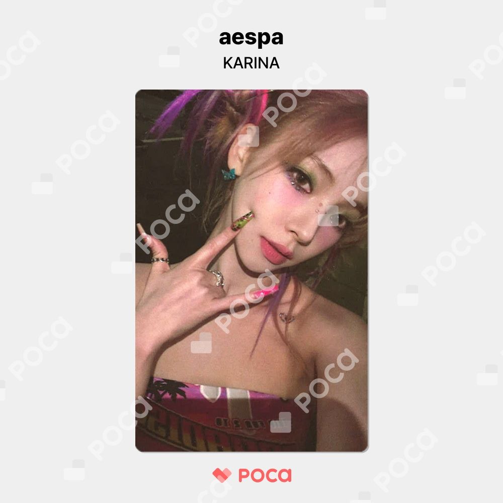 aespa カリナ MY WORLD スペシャルフォトカード トレカ aespa カリナ トレカ my world - メルカリ