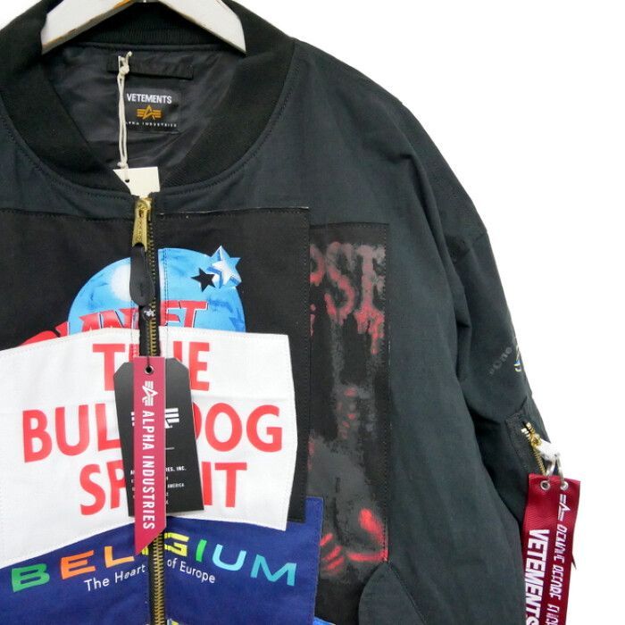 VETEMENTS×ALPHA ヴェトモン 18AW デムナ期 Oversized Patchwork