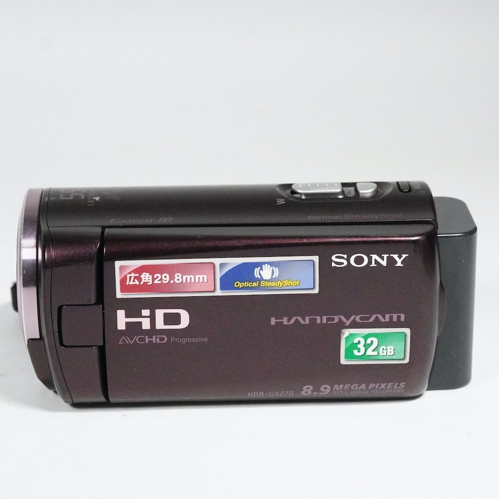 SONY ソニー HDR-CX270V ブラウン 動作OK 返金保証 /1898 - メルカリ