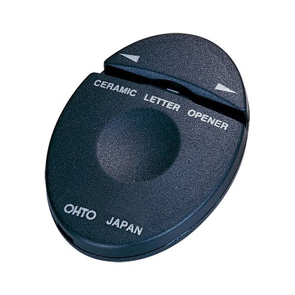 まとめ オートセラミックレターオープナー 黒 CLO-A-BK 1個 ×10セット