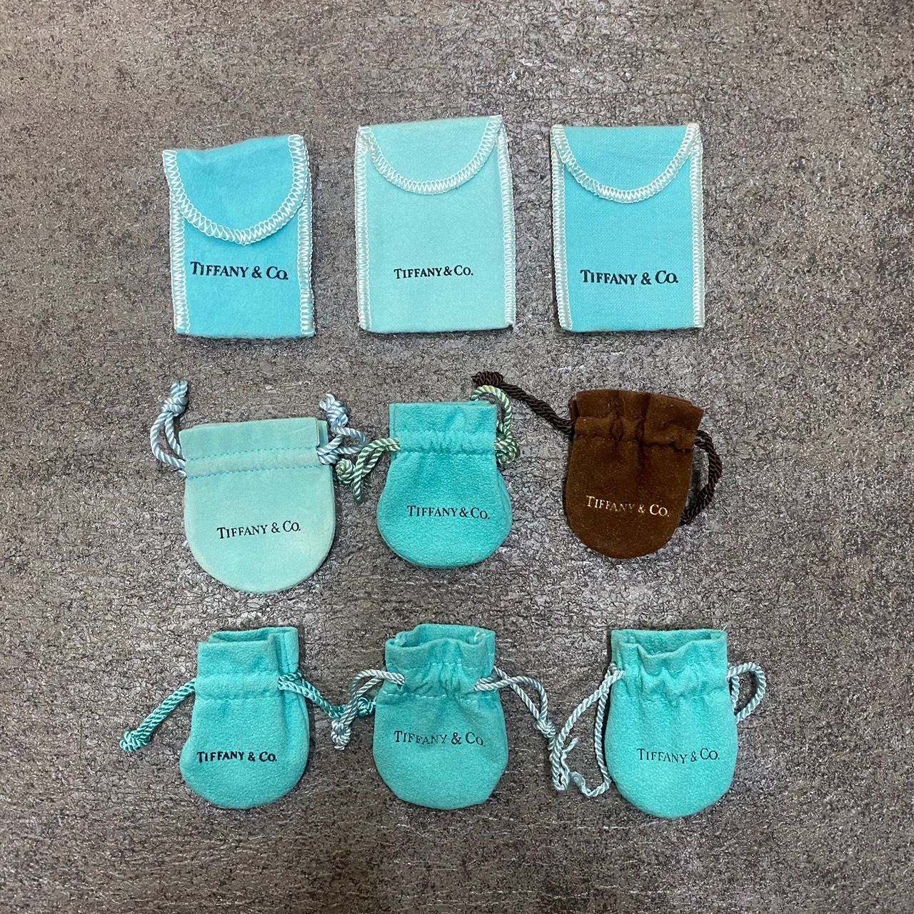 Tiffanyティファニー　空箱　巾着　12セット Tiffanyティファニー 空箱巾着 12セット Tiffanyティファニー 空箱巾着