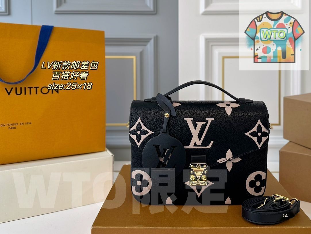 LVルイヴィトンの新作郵便配達バッグ、ハンドバッグ、カメラ