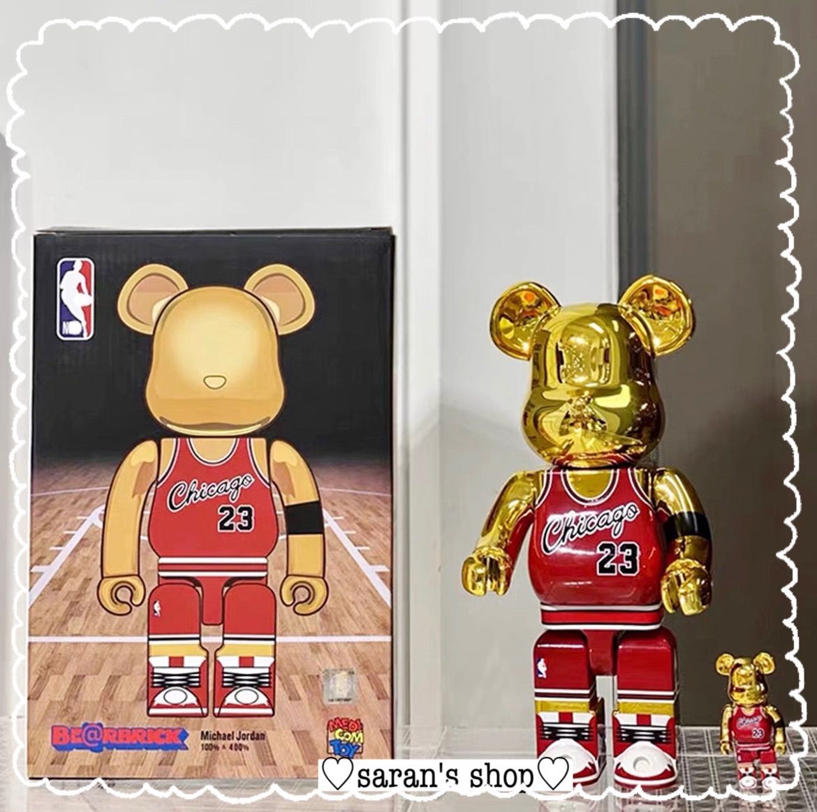 ベアブリック  BE@RBRICK Michael Jordan ROOKIE JERSEY マイケル・ジョーダン 400% +100%