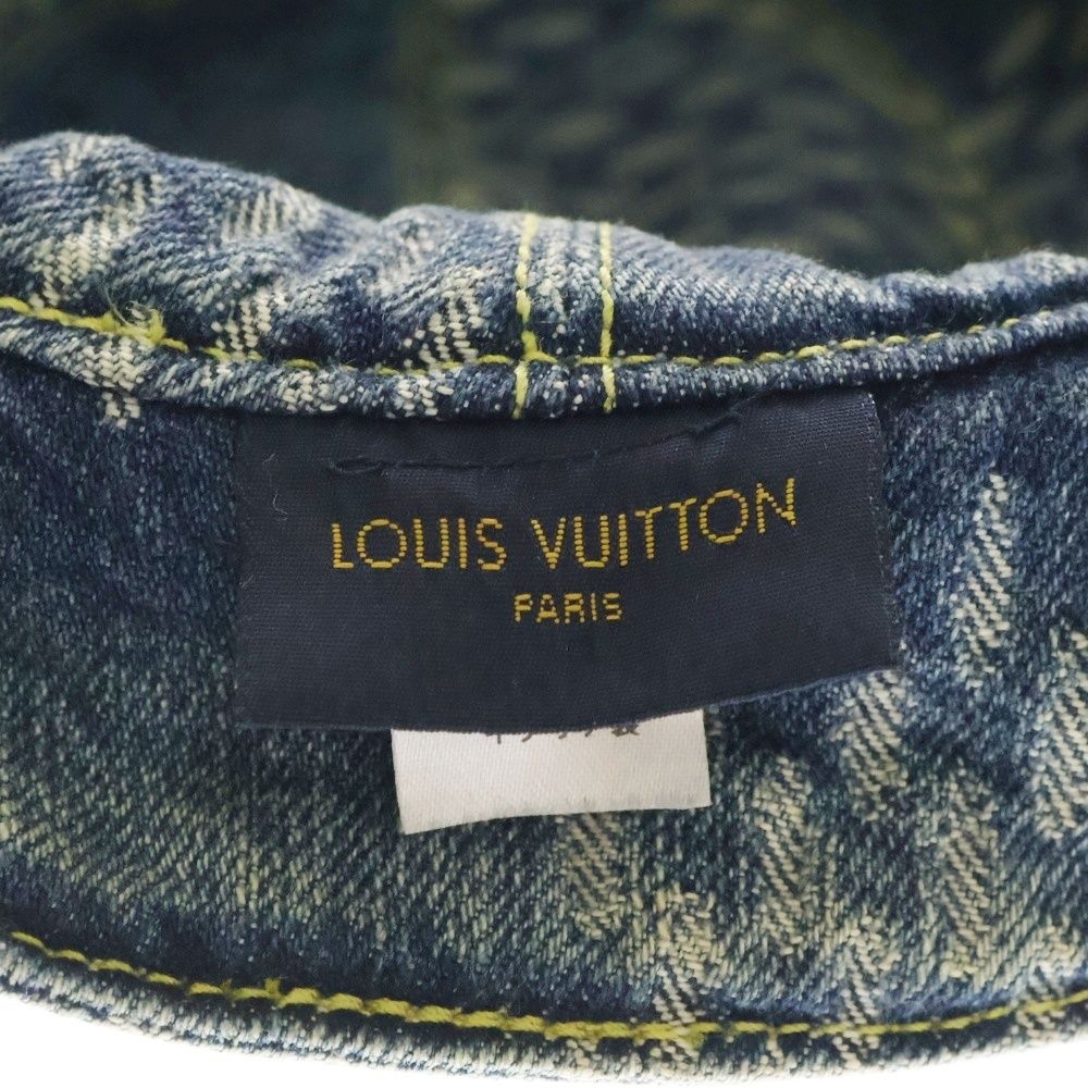 LOUIS VUITTON (ルイヴィトン) ×NIGO モノグラム デニムバケット