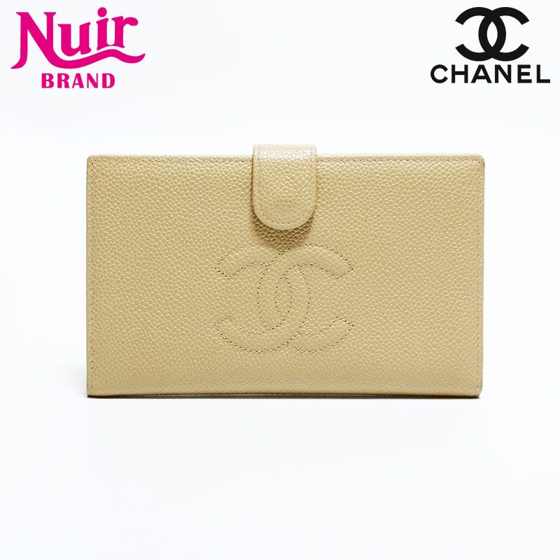 CHANEL シャネル 長財布 8番台 2003-2004 キャビア ココマーク