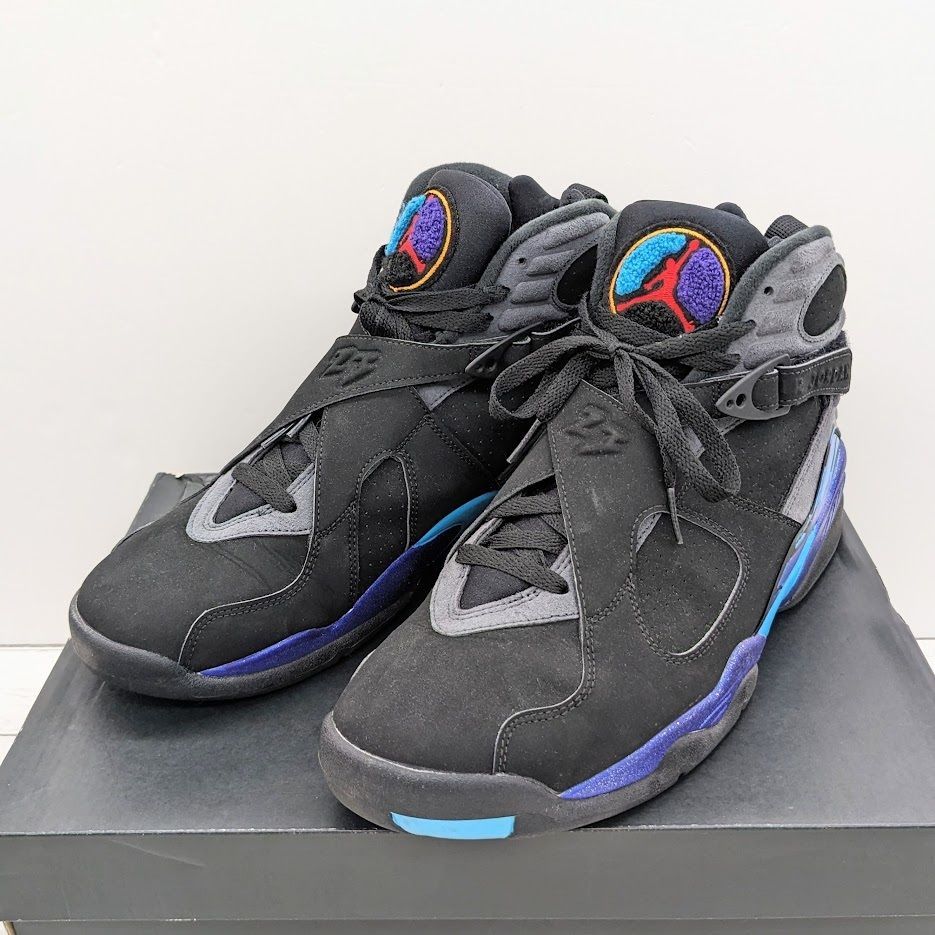 美品 NIKE AIR JORDAN 8 RETRO AQUA 305381-025 ナイキ エアジョーダン