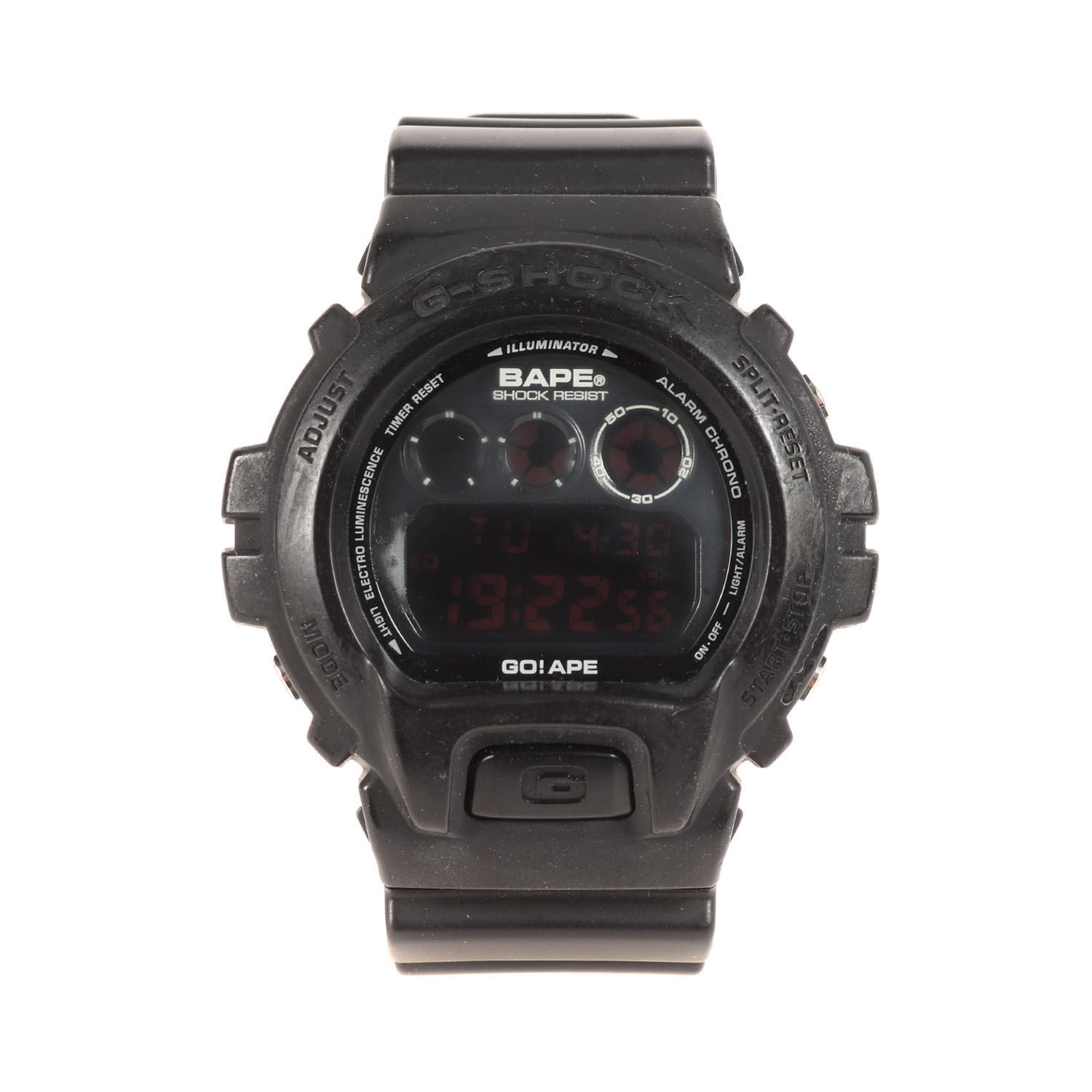 A BATHING APE ア ベイシング エイプ 00s 1000本限定 G-SHOCK DW-6900 腕時計 / ウォッチ ブラック 黒  ストリート ブランド コラボ【メンズ】 - メルカリ