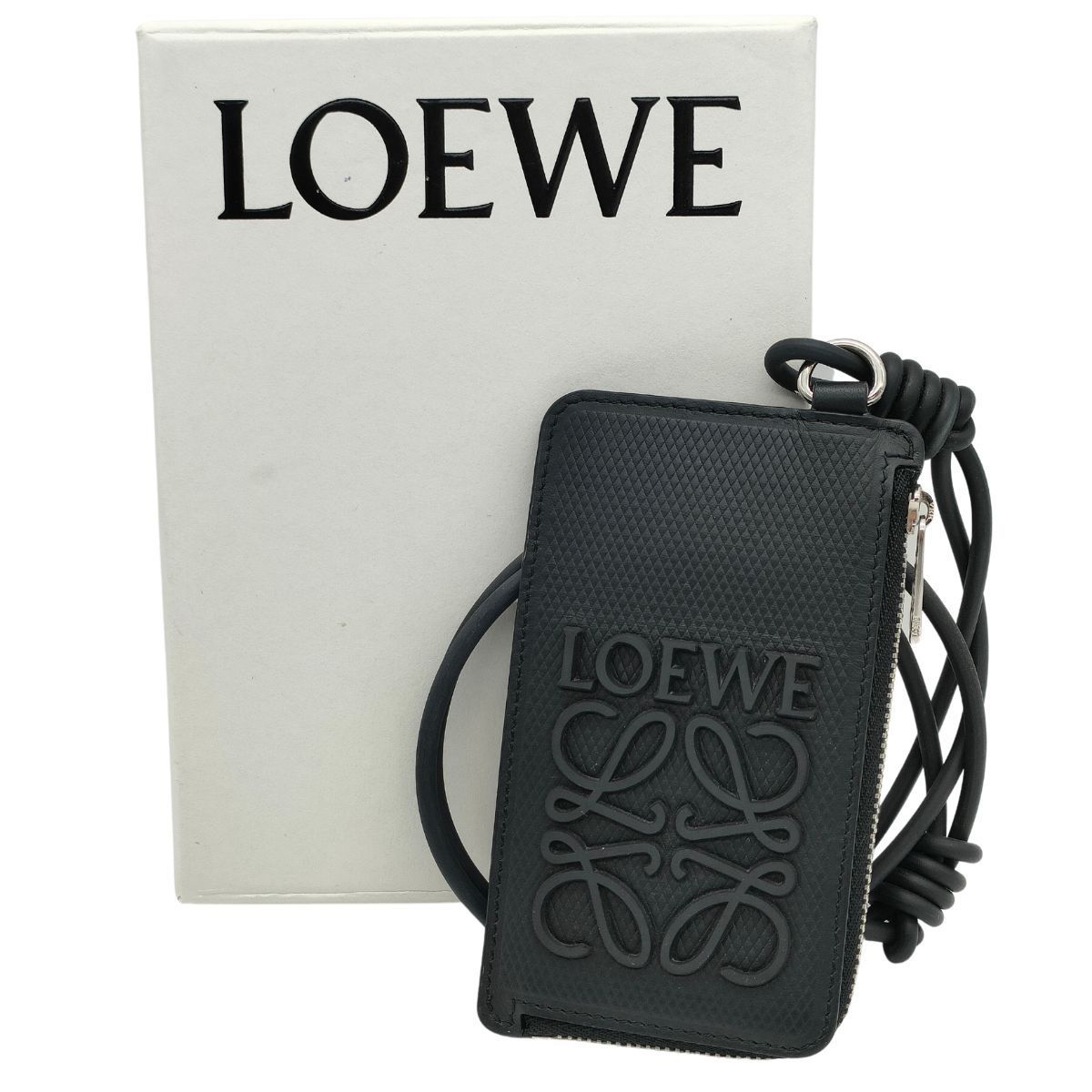 LOEWE ロエベ コインカードホルダー ストラップ ダイヤモンドカーフ S-268 - メルカリ